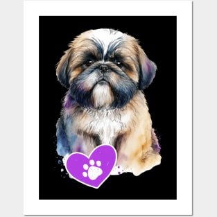 Cute Shih Tzu Posters and Art